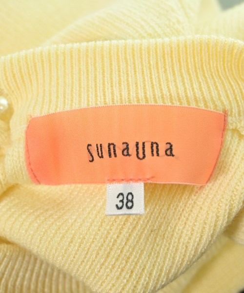SunaUna（スーナウーナ）ニット・セーター 黄 サイズ:38(M位) レディース/2200614251302