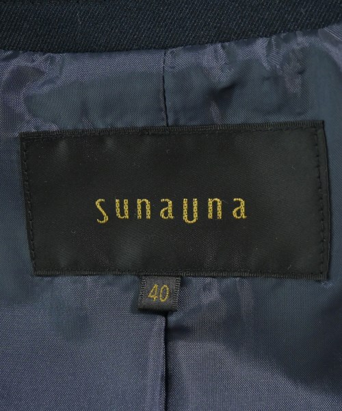 SunaUna（スーナウーナ）ノーカラージャケット 白 サイズ:40(M位) レディース/2200659902054