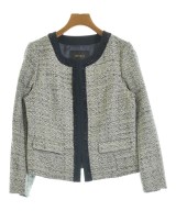 SunaUna（スーナウーナ）ノーカラージャケット 白 サイズ:40(M位) レディース/2200659902054