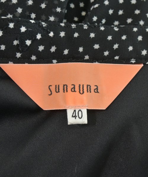 SunaUna（スーナウーナ）ブラウス 黒 サイズ:40(M位) レディース/2200714115160