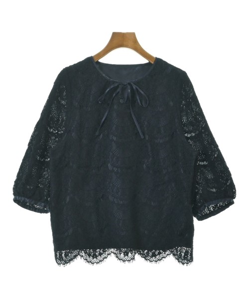 SunaUna(スーナウーナ)ブラウス 紺 サイズ:40(M位)/2200650705036