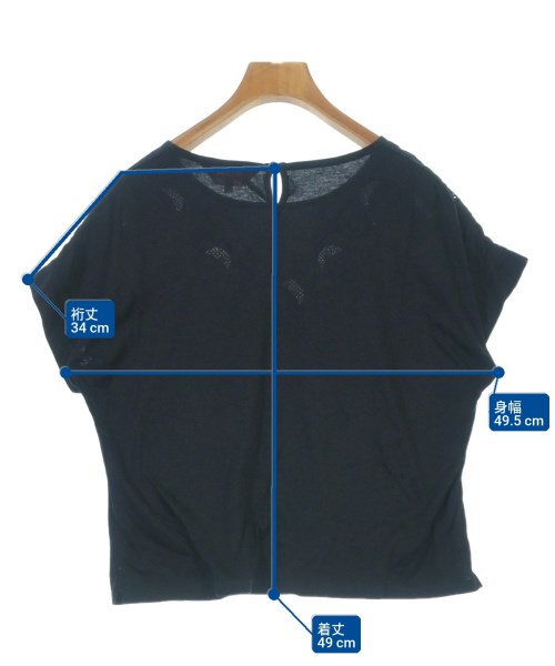 SunaUna（スーナウーナ）Tシャツ・カットソー 紺 サイズ:38(M位) レディース/2200692635025