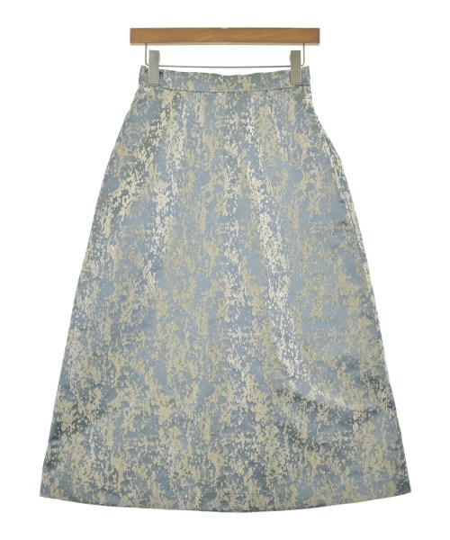 SunaUna(スーナウーナ)ロング・マキシ丈スカート 青 サイズ:36(S位)/2200661152102