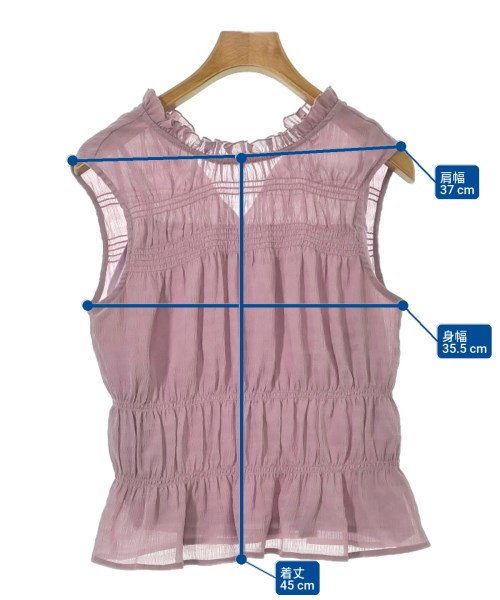 MERCURYDUO（マーキュリーデュオ）ブラウス ピンク サイズ:F レディース/2200677235028