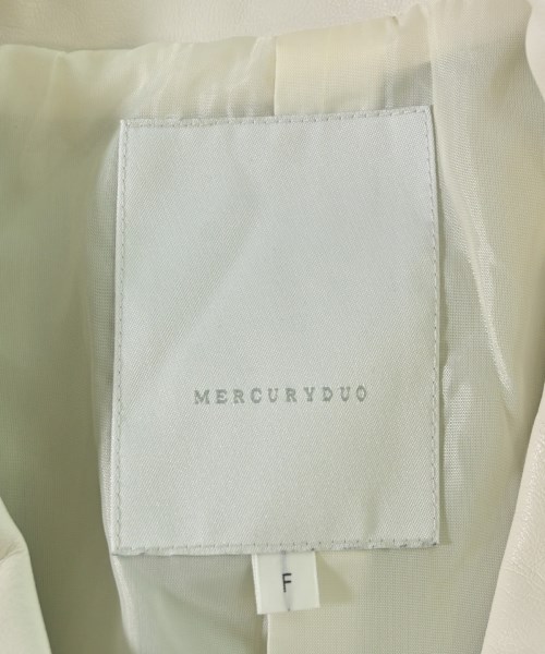 MERCURYDUO（マーキュリーデュオ）ライダース 白 サイズ:F レディース/2200714831022