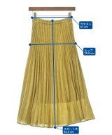 SNIDEL（スナイデル）ロング・マキシ丈スカート 黄 サイズ:0(S位) レディース/2200619589035