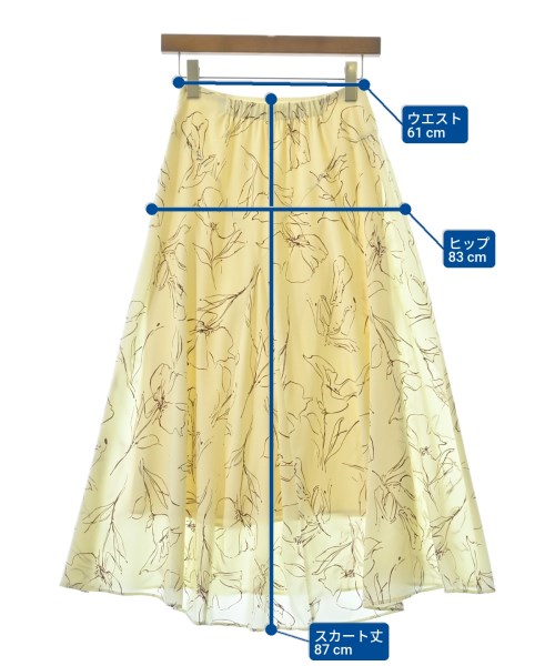 SNIDEL（スナイデル）ロング・マキシ丈スカート ベージュ サイズ:ONE レディース/2200630335024