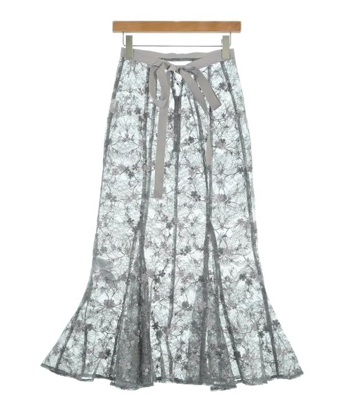 SNIDEL（スナイデル）ロング・マキシ丈スカート グレー サイズ:1(M位) レディース/2200622228075