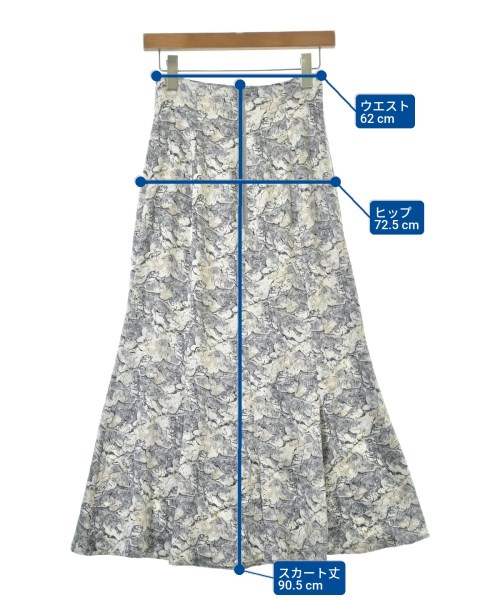 SNIDEL（スナイデル）ロング・マキシ丈スカート グレー サイズ:0(S位) レディース/2200594229070