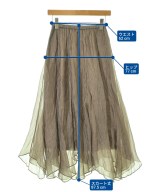 SNIDEL（スナイデル）ロング・マキシ丈スカート 茶 サイズ:F レディース/2200637813082