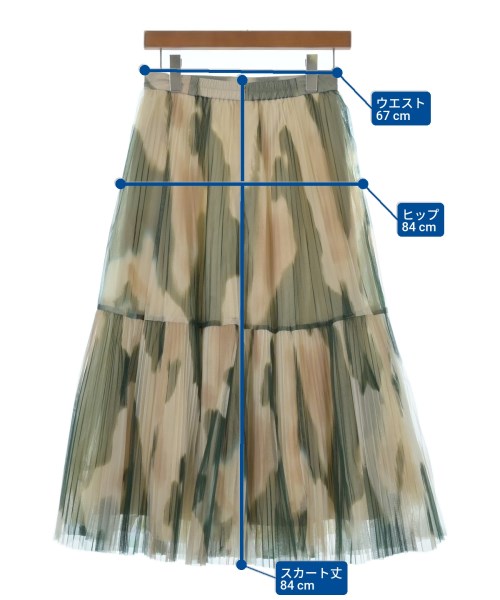 SNIDEL（スナイデル）ロング・マキシ丈スカート ベージュ サイズ:1(M位) レディース/2200624366010