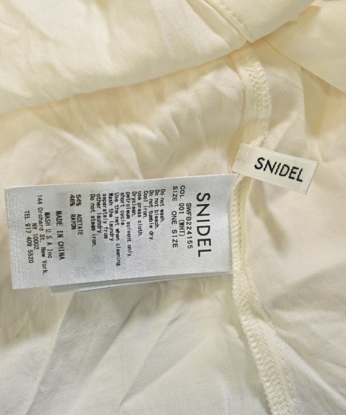 SNIDEL（スナイデル）ブラウス 白 サイズ:F レディース/2200633633080