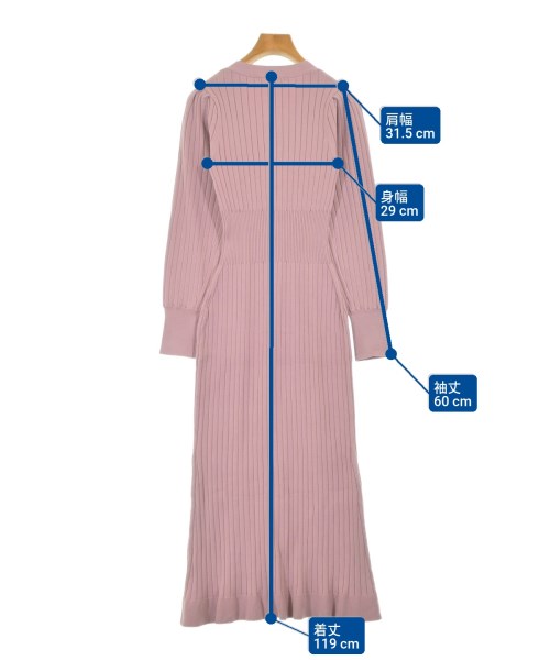 SNIDEL（スナイデル）ワンピース ピンク サイズ:ONE レディース/2200638393019