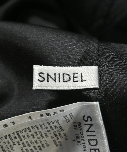 SNIDEL（スナイデル）ワンピース 黒 サイズ:1(M位) レディース/2200621901078