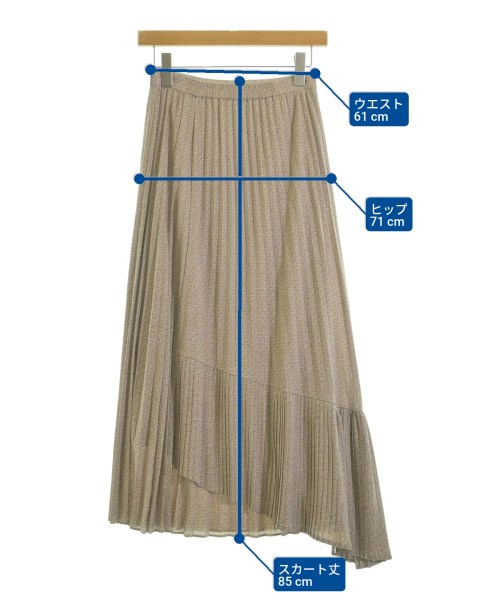 SNIDEL（スナイデル）ロング・マキシ丈スカート ベージュ サイズ:0(S位) レディース/2200639042039