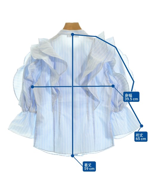 SNIDEL（スナイデル）カジュアルシャツ 青 サイズ:F レディース/2200639169019