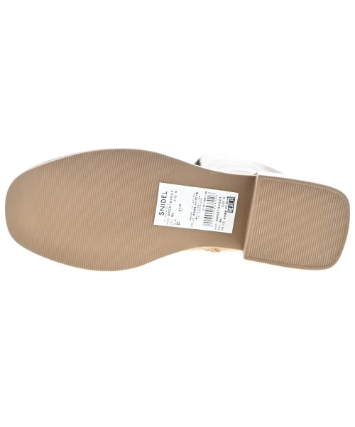 SNIDEL（スナイデル）ブーツ ベージュ サイズ:M(24.5cm位) レディース/2200635371041