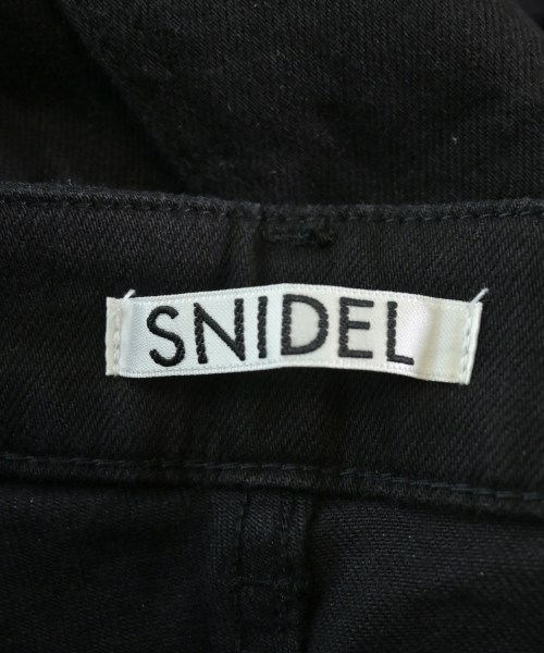 SNIDEL（スナイデル）デニムパンツ 黒 サイズ:1(M位) レディース/2200626191252