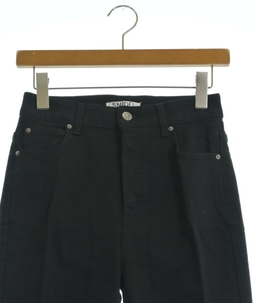 SNIDEL（スナイデル）デニムパンツ 黒 サイズ:1(M位) レディース/2200626191252