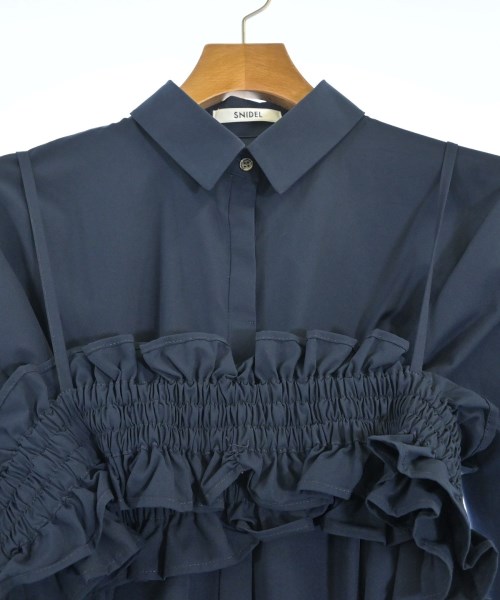 SNIDEL（スナイデル）シャツワンピース 紺 サイズ:F レディース/2200623962053