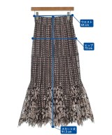 SNIDEL（スナイデル）ロング・マキシ丈スカート 茶 サイズ:1(S位) レディース/2200634905025