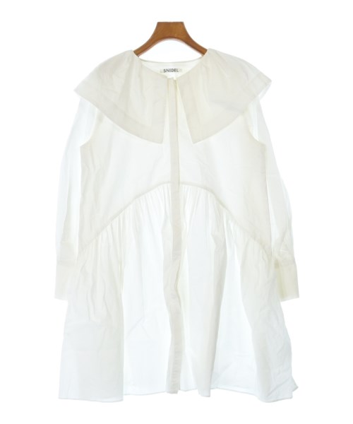 SNIDEL(スナイデル)シャツワンピース 白 サイズ:F/2200640711016