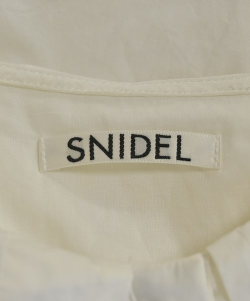 SNIDEL（スナイデル）シャツワンピース 白 サイズ:F レディース/2200640711016