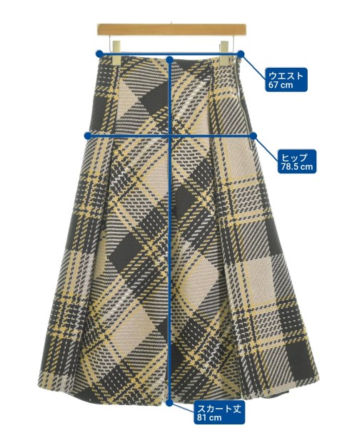 SNIDEL（スナイデル）ロング・マキシ丈スカート ベージュ サイズ:1(M位) レディース/2200641553011