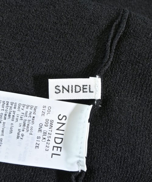 SNIDEL（スナイデル）ベスト/ノースリーブ 黒 サイズ:F レディース/2200641761010