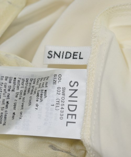SNIDEL（スナイデル）ワンピース 白 サイズ:1(M位) レディース/2200642218025