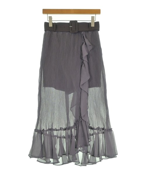 SNIDEL(スナイデル)ロング・マキシ丈スカート 紫 サイズ:0(S位)/2200606020022