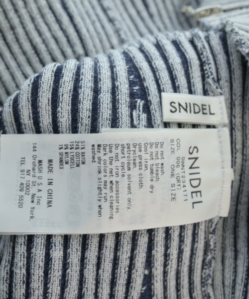 SNIDEL（スナイデル）ニット・セーター グレー サイズ:F レディース/2200606020039