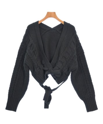 美品 スナイデル 半袖カーディガン レディース SIZE ONE SIZE (M) snidel 中古 SNIDEL（スナイデル）カーディガン 黒 サイズ:ONE レディース