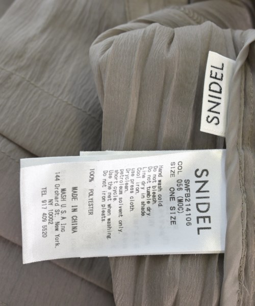 SNIDEL（スナイデル）ブラウス 茶 サイズ:F レディース/2200621714142
