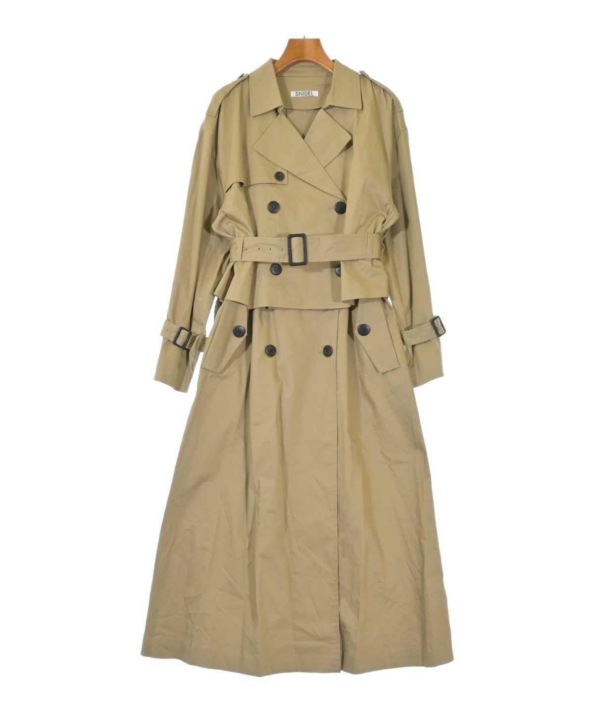 スナイデル　コート SNIDEL（スナイデル）トレンチコート ベージュ サイズ:F レディース