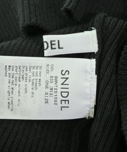 SNIDEL（スナイデル）ニット・セーター 黒 サイズ:F レディース/2200625395026