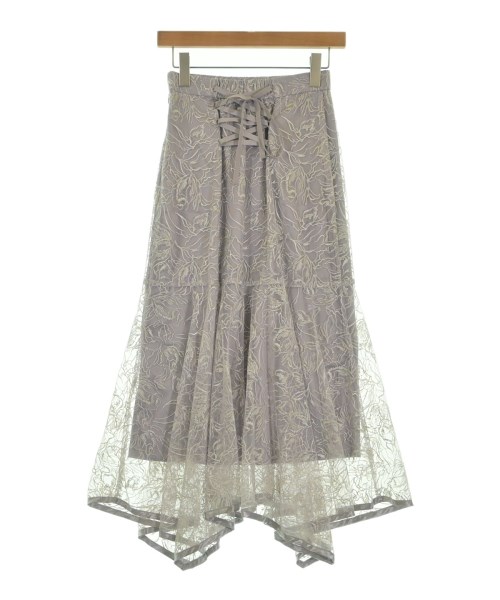 SNIDEL（スナイデル）ロング・マキシ丈スカート グレー サイズ:0(S位) レディース/2200631879060