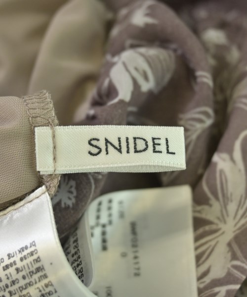 SNIDEL（スナイデル）ワンピース 茶 サイズ:0(S位) レディース/2200631879077