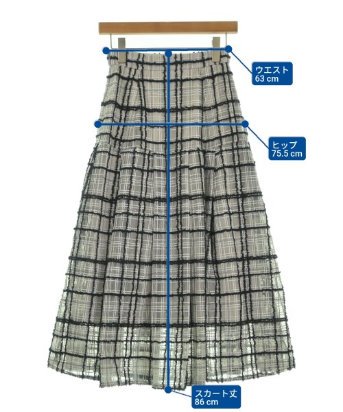 SNIDEL（スナイデル）ロング・マキシ丈スカート グレー サイズ:0(S位) レディース/2200631879084