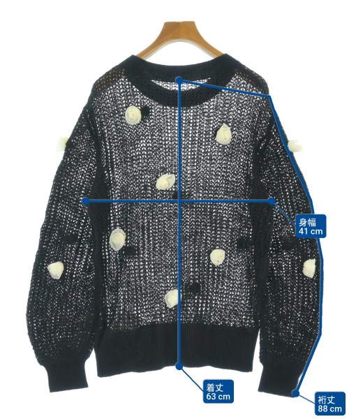 SNIDEL（スナイデル）ニット・セーター 黒 サイズ:F レディース/2200620871037