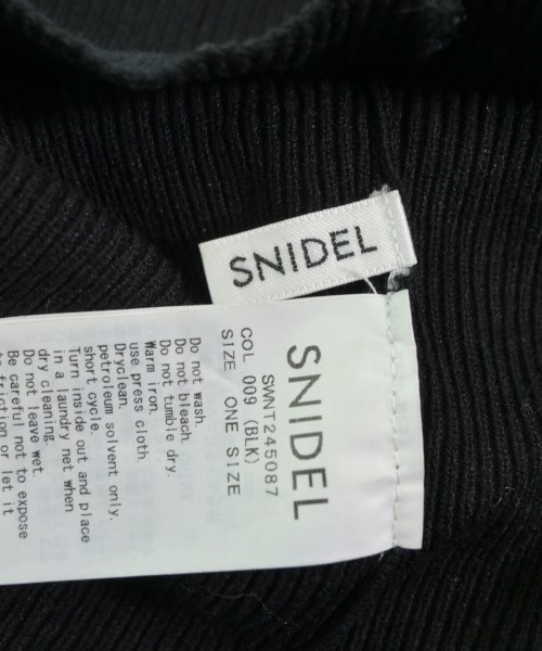 SNIDEL（スナイデル）Tシャツ・カットソー 黒 サイズ:F レディース/2200634345036
