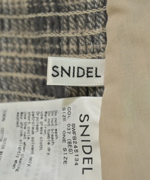 SNIDEL（スナイデル）ベスト ベージュ サイズ:ONE レディース/2200606700054
