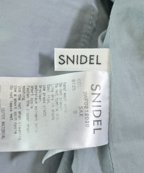 SNIDEL（スナイデル）ワンピース 青 サイズ:0(S位) レディース/2200603821028