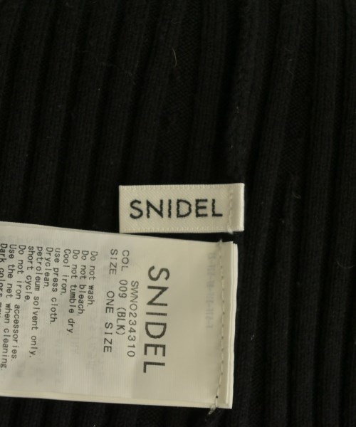 SNIDEL（スナイデル）ワンピース 黒 サイズ:F レディース/2200609471067