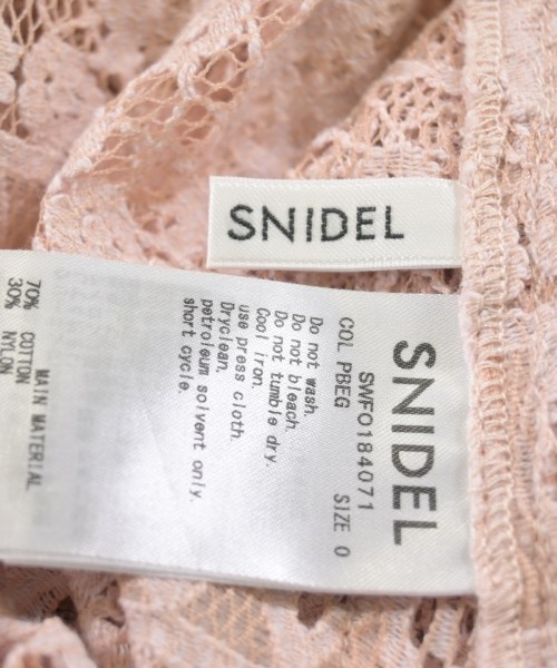 SNIDEL（スナイデル）ワンピース ピンク サイズ:0(S位) レディース/2200607230017