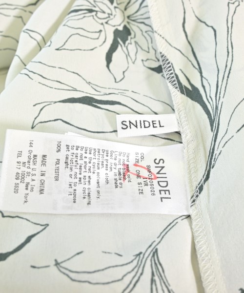 SNIDEL（スナイデル）ワンピース 白 サイズ:F レディース/2200613762021