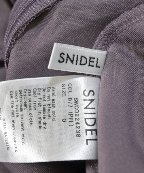 SNIDEL（スナイデル）ワンピース 紫 サイズ:0(S位) レディース/2200611263032