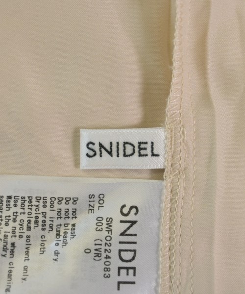 SNIDEL（スナイデル）ワンピース 白 サイズ:0(S位) レディース/2200615173047