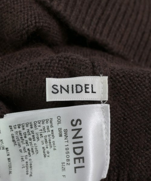 SNIDEL（スナイデル）ニット・セーター 茶 サイズ:F レディース/2200613528023