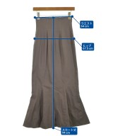 SNIDEL（スナイデル）ロング・マキシ丈スカート グレー サイズ:0(S位) レディース/2200614302158